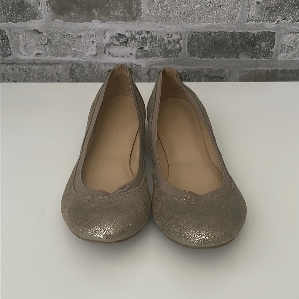 Kate Spade New York Women's Metallic Ballet Flats shoes Size 9m